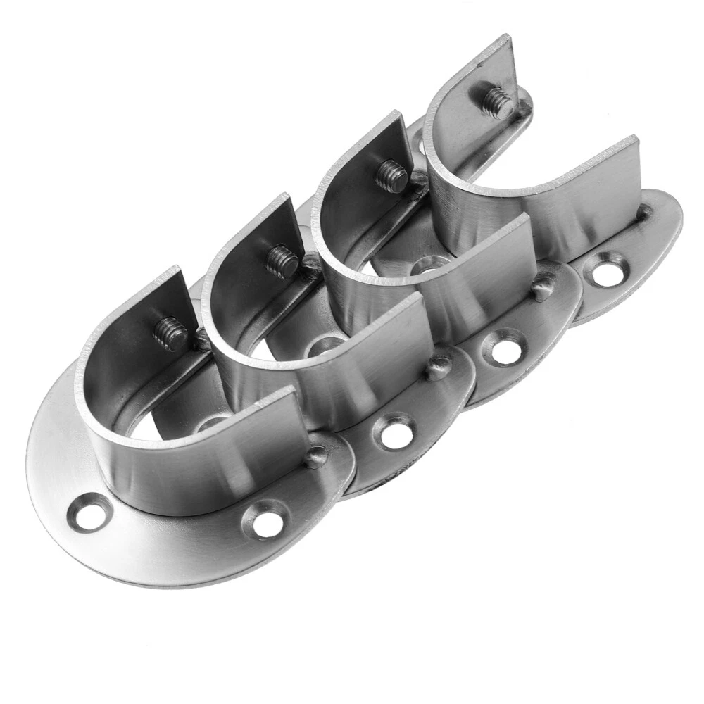 4 pcs U Shaped Closet Rod Holder U Shaped Closet Rod Holder Closet Rod Supporter