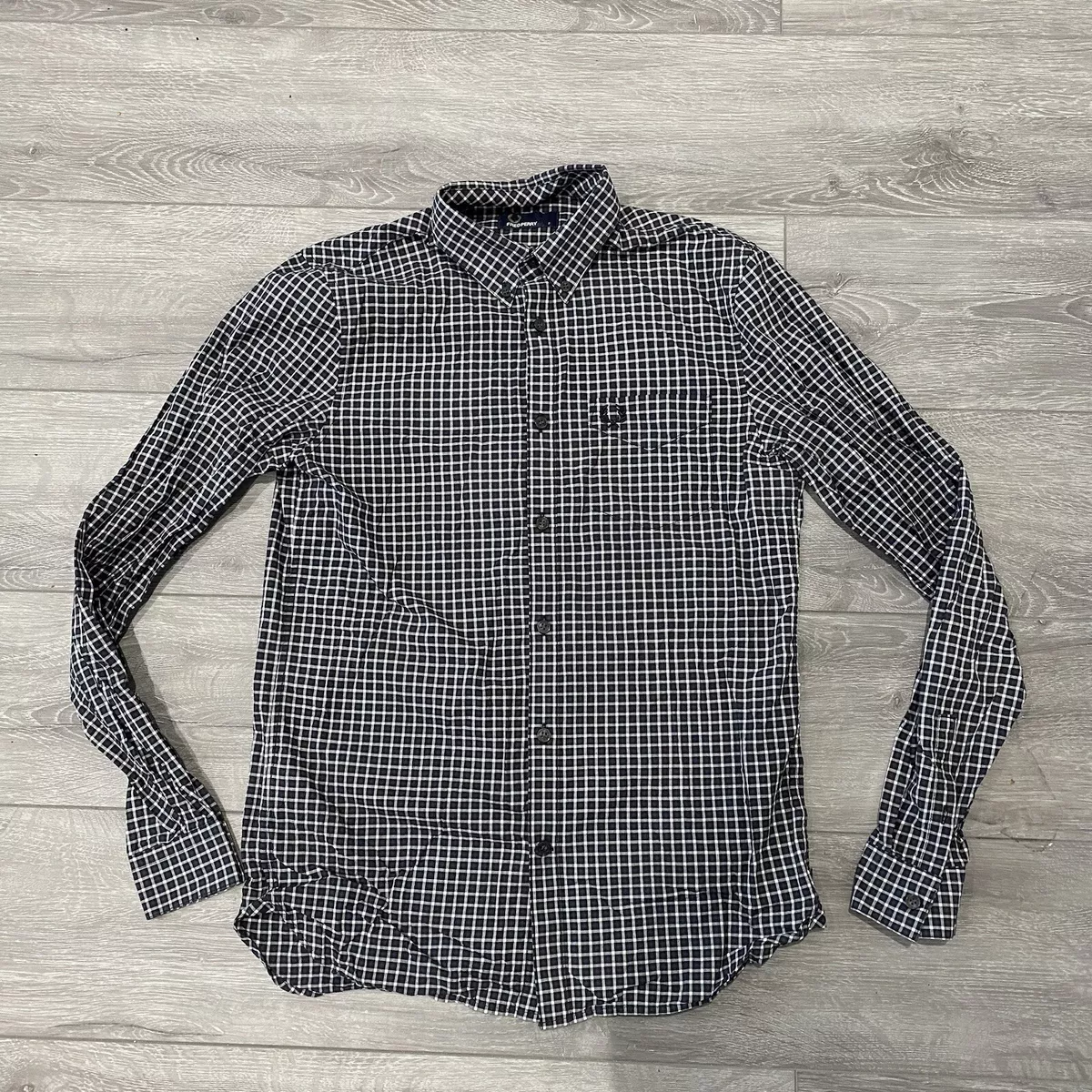 Fred perry gingham clearance shirt