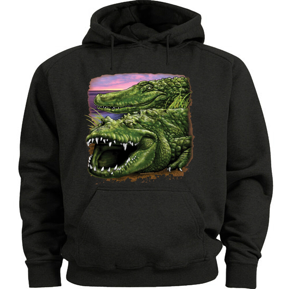 美品 C.E OVERDYE ALLIGATOR HEAVY HOODY XL Nature Wildlife Florida Alligator Hoodie Sweatshirt Mens Clothing