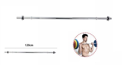 HB Bilanciere Curl 120cm 25mm Acciaio – Barra Curva Per Bodybuilding, Manubrio Professionale Con Garanzia 2 Anni – HB Sport