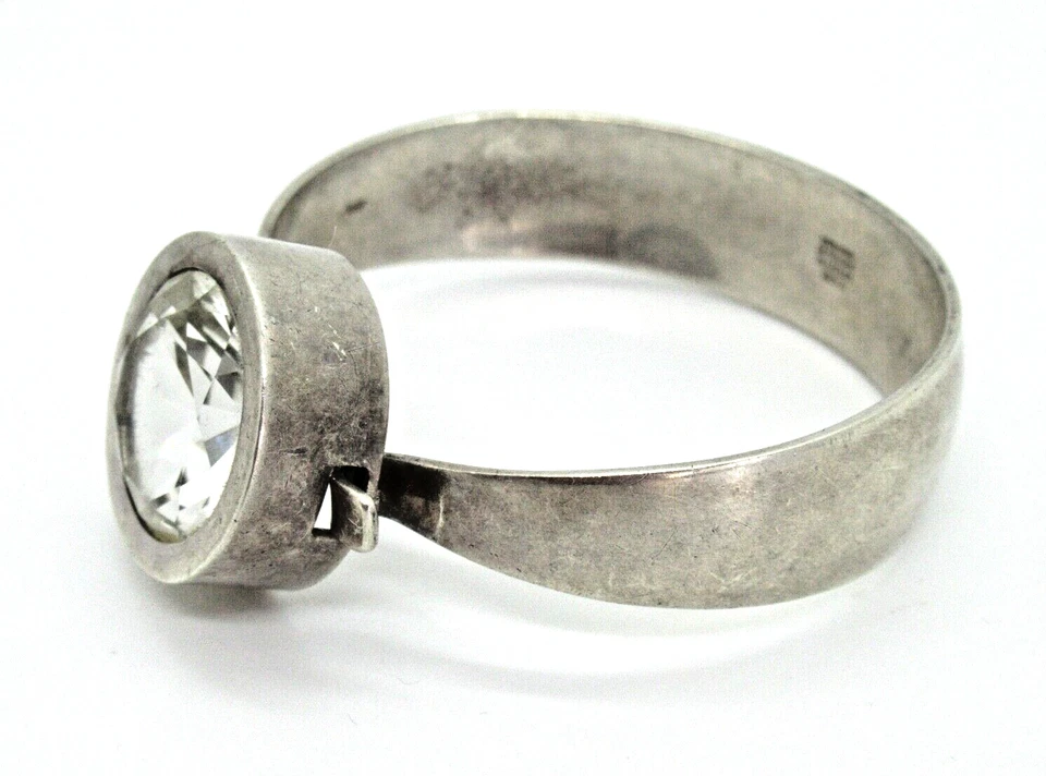 DESIGNER Armreif 925 Silber NILS ERIK FROM Denmark bangle 60s Space Age silver - Bild 4 von 4