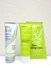 Lot of 3 DevaCurl Minis Styling Cream One Condition Decadence Melt Into Moisture