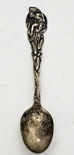 ANTIQUE STERLING SILVER INDIAN CHIEF SOUVENIR SPOON SSMC 925 COLLECTIBLE