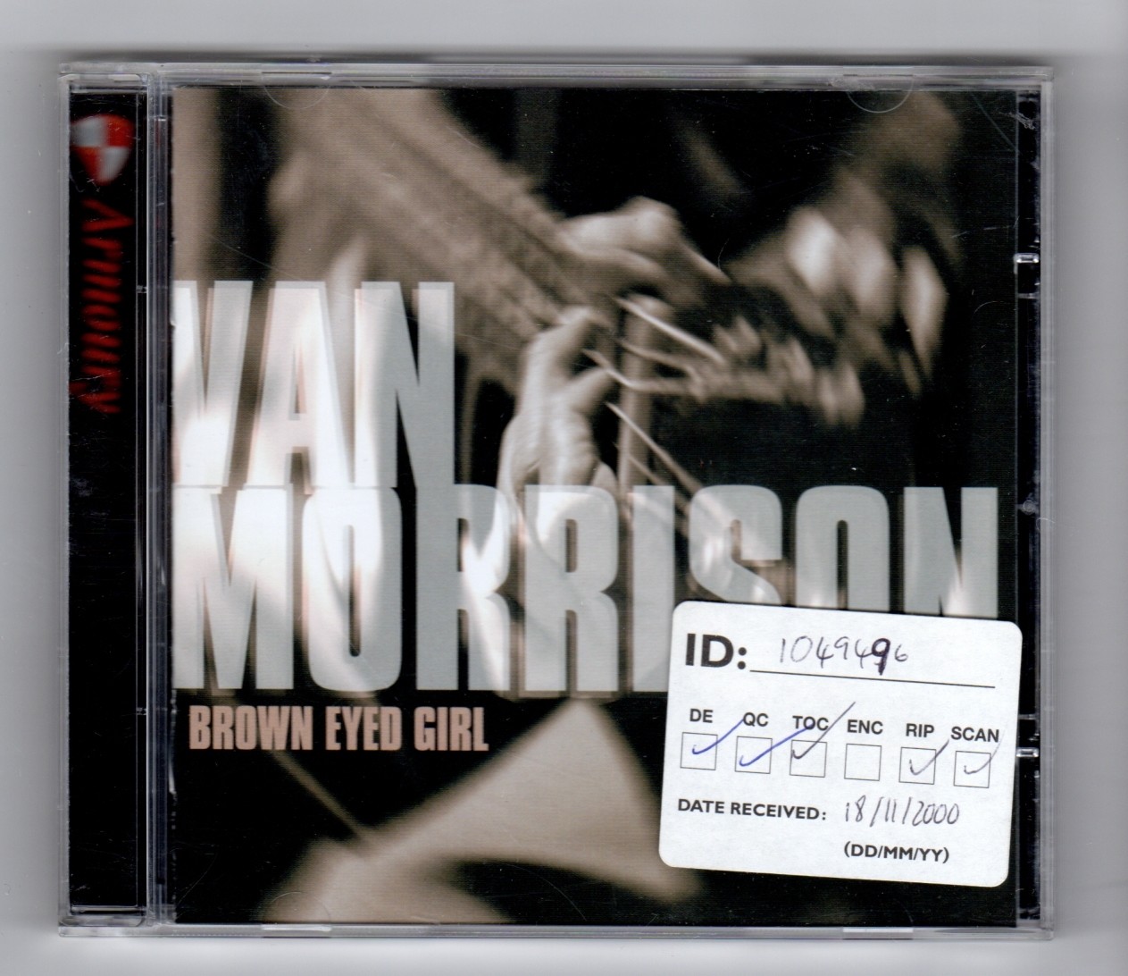 (IA219) Van Morrison, Brown Eyed Girl - 2000 CD
