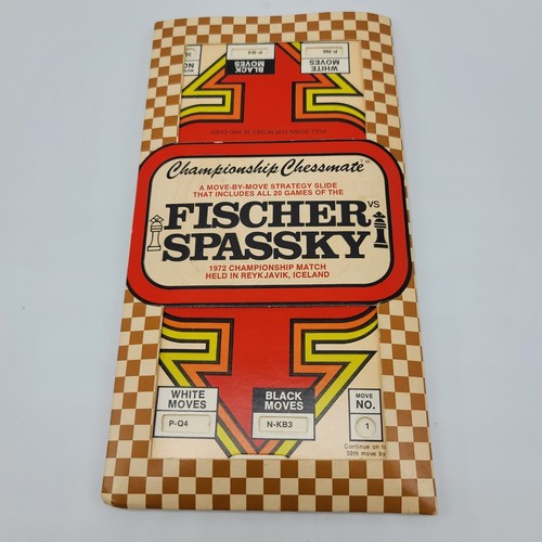 Tarjetas diapositivas de estrategia Fischer vs Spassky 1972 277300 - Imagen 6 de 6