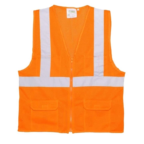 Cordova Class 2 Mesh Surveyor's Safety Vest Orange XXL QTY 19 VS270P - product listing photo