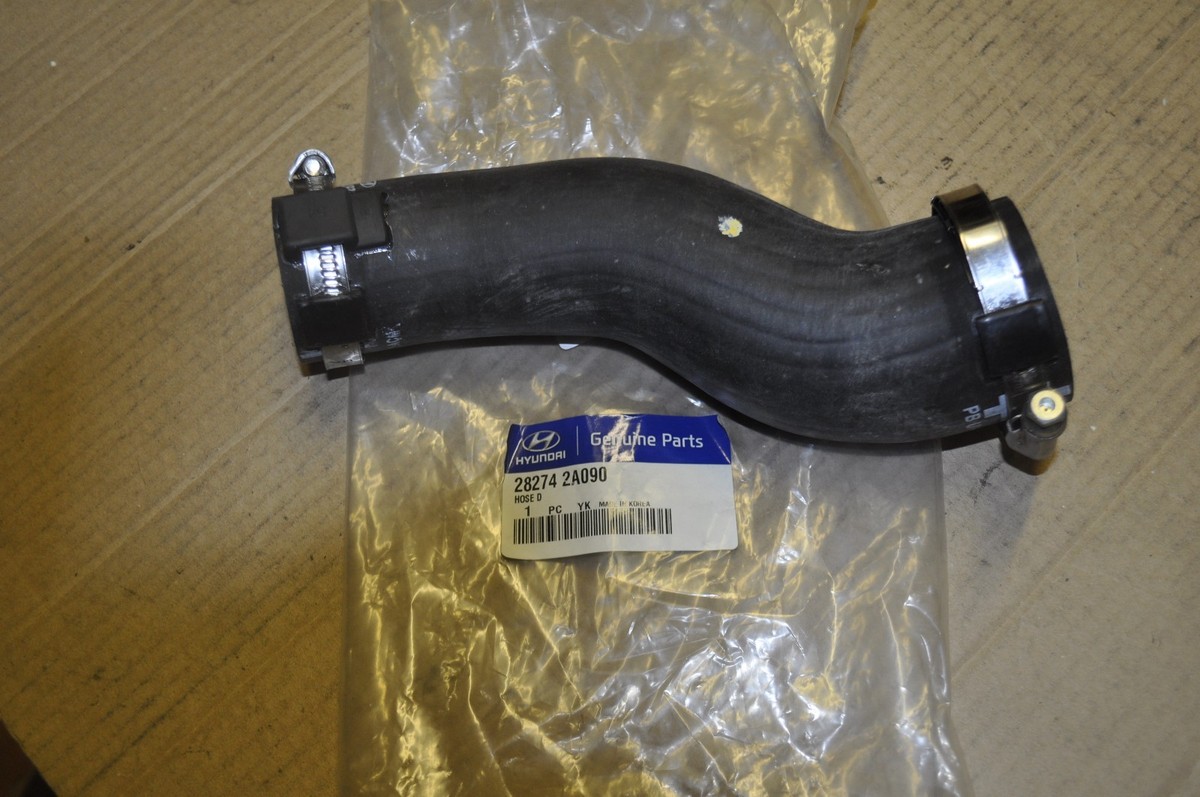 HYUNDAI I20 12-14 INTERCOOLER UPPER HOSE ''D'' NEW GENUINE OEM