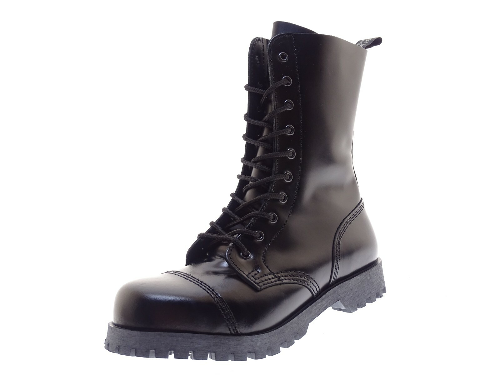 Ботинки и подтяжки 10 Байкерские ботинки Loch Damen Stiefeletten Gr 41 Stahlkappe Schwarz