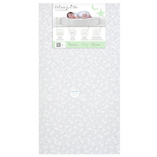 Dream on Me Dreamland Orthopedic Firm Fiber Crib and Toddler Bed Mattress, Green