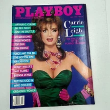 Playboy July 1986, Playmate Lynn Austin. Carrie Leigh, Tom Cruise