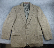 Vintage 100 New Wool Jacket Blazer Tan 42L Harris Tweed Nordstrom