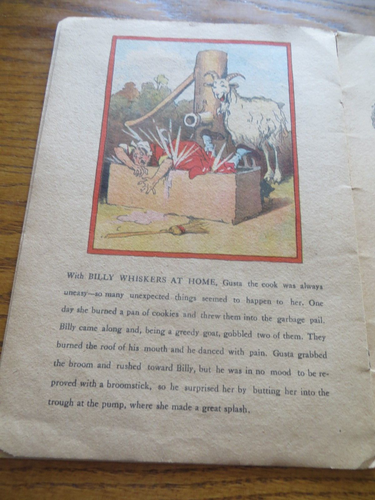 Vintage 1919 Billy Whiskers Mal- und Zeichenbuch #250 Saalfield Verlag - Bild 11 von 22