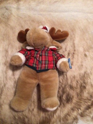 1993 COMMONWEALTH 16'' FORREST B. MOOSE Hunting Stuffed Animal Plush Toy NWT