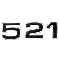 Ranger Boat Raised Emblem Decal 7604643 | Z521 Comanche Black Sticker