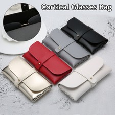 Glasses Case Soft PU Leather Portable Sunglasses Box Eyeglasses Bag Accessori