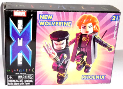 Marvel Minimates Xmen Minimates Mini Actionfigur Neu Wolverine Phoenix 2er Pack