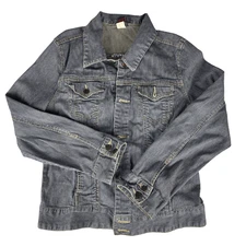 "Worn Jeans" Jean  Jacket For Women Size Large in Great Condition!
