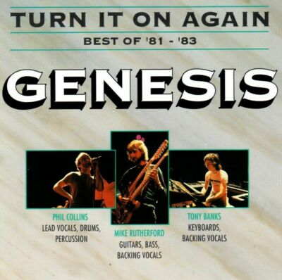GENESIS - TURN IT ON AGAIN CD (BEST OF 1981-1983) COMPILATION / PHIL COLLINS