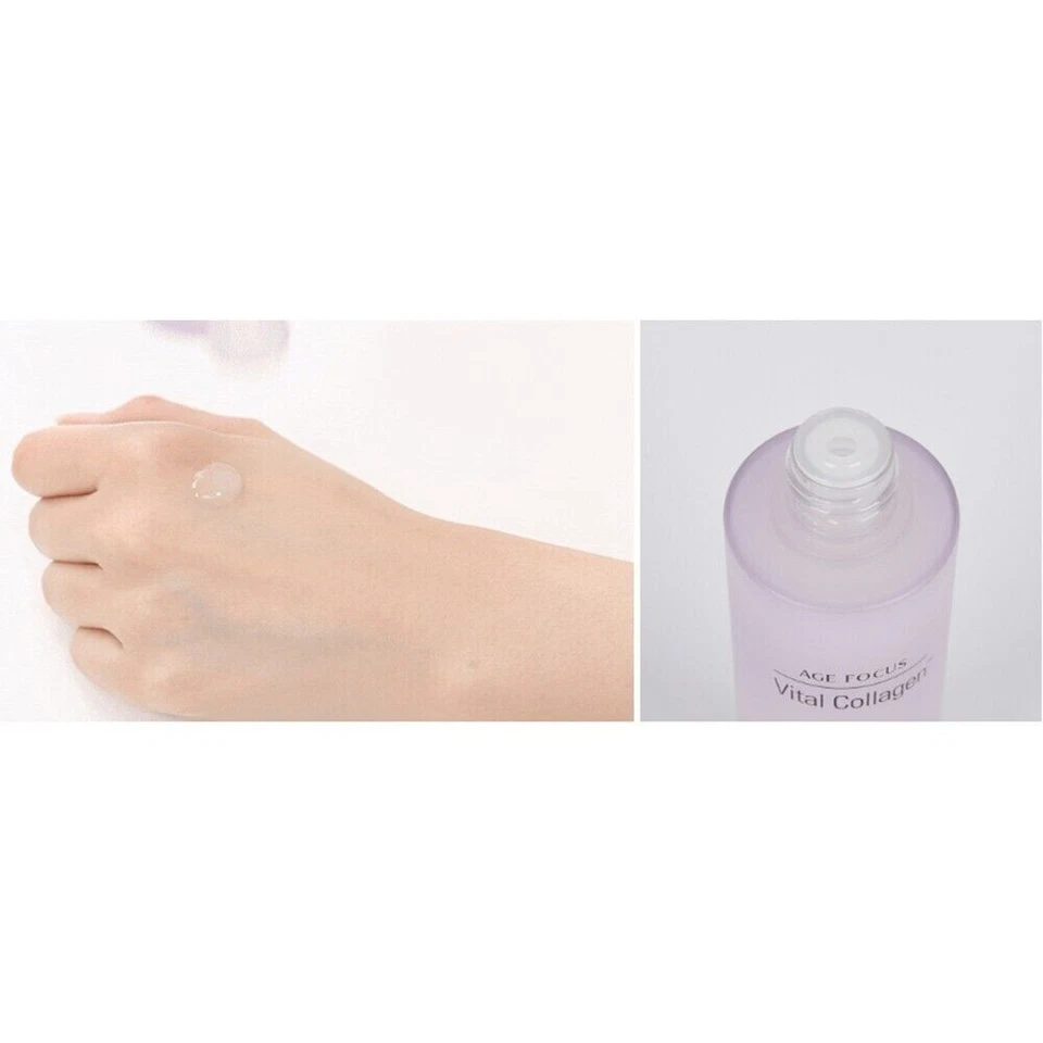 Isa Knox Age Focus Vital Collagen Skin Care Set Toner Emulsion Lotion K-Beauty — 第 3/4 张图片