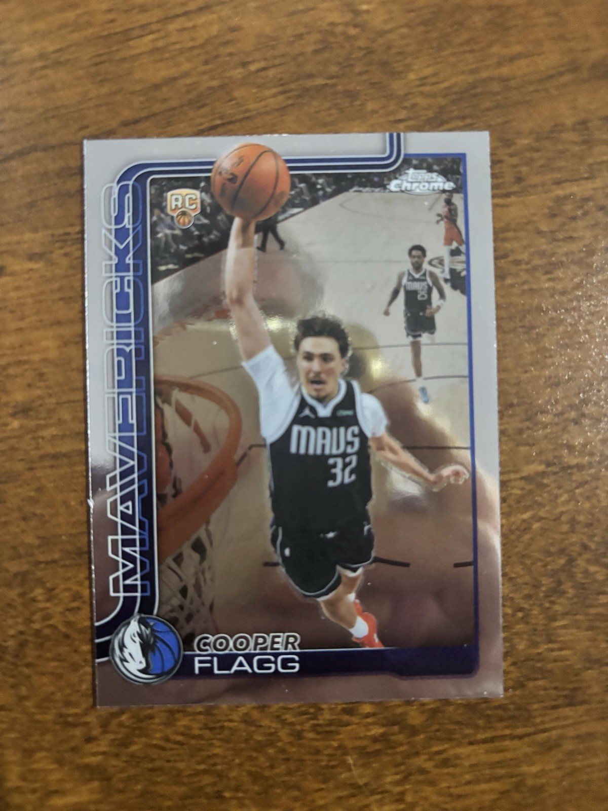 ✨ 2025-26 Topps Chrome Update Basketball Cooper Flagg Base RC #151 Mavericks