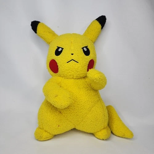 Pokemon Pikachu Plush 1997 3rd Round Nintendo Vintage Terry Cloth Stuffed Toy