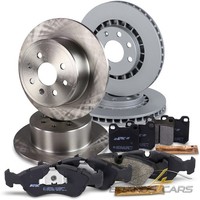 Atec Bremsscheiben + BremsbelÄGe BremsklÖTze Vorne + Hinten FÜR Opel Vectra B