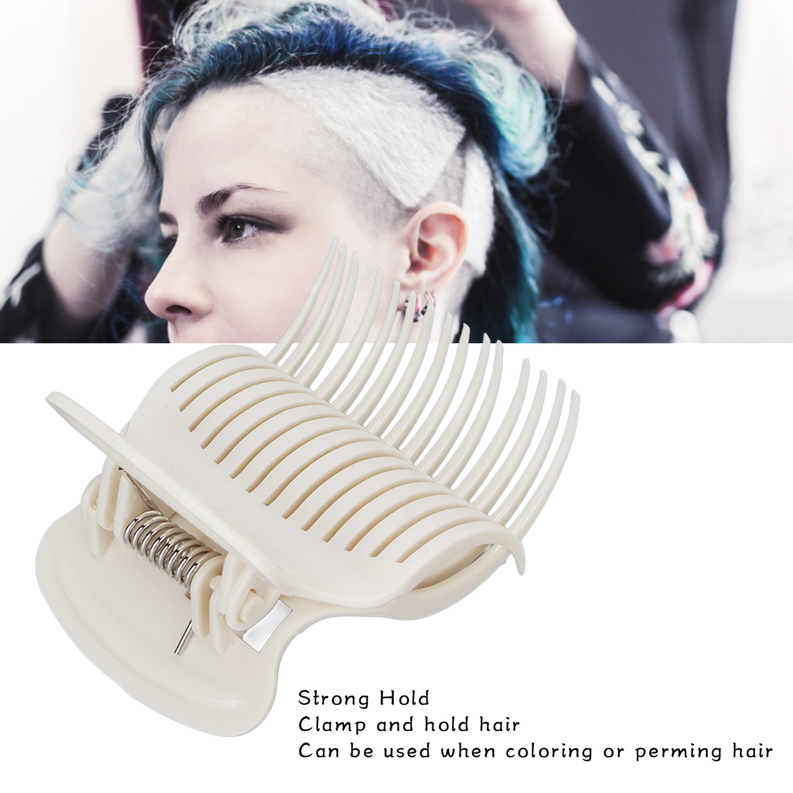 12pcs Hot Roller Clip Replacement Hair Curler Roller Claw Clips For Hair Sec.