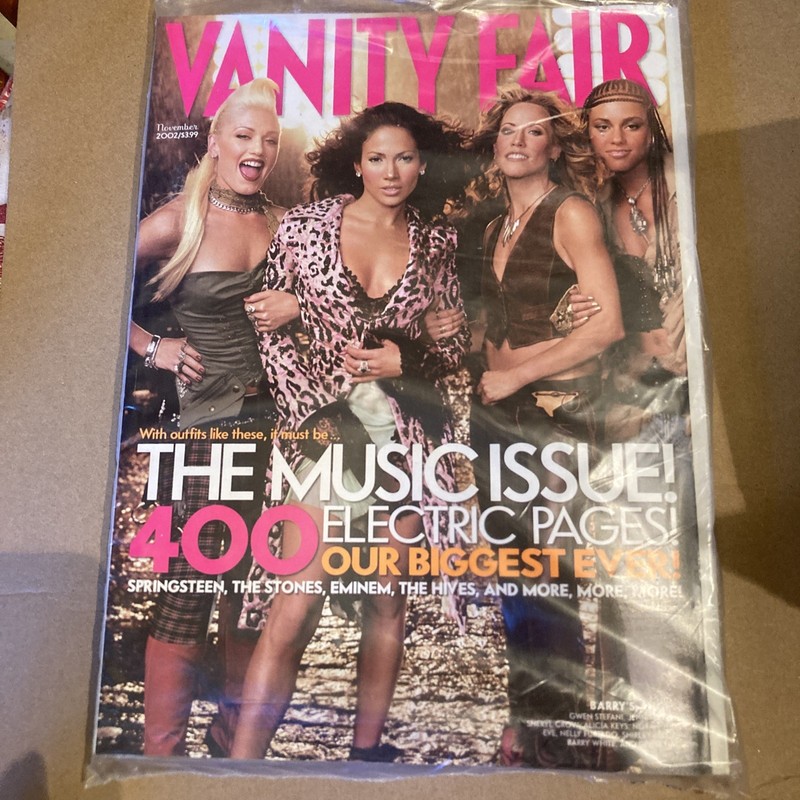 Vanity Fair The Music Issue November 2002 new in shrink wrap 