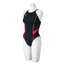 Mizuno Swim Competitive Swimsuit GX/SONIC STREAM Medium Cut Women's Black/Red