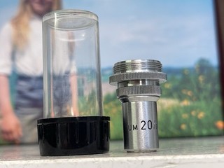 LEITZ UM 20/0.33 20/0.33 MICROSCOPE OBJECTIVE MICROSCOPE Lens