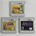 Nintendo 3DS Zelda 3 Game Bundle Link Between Worlds Ocarina Time Majoras Mask