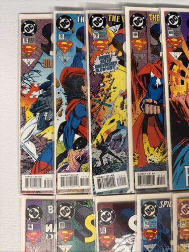 Action Comics #693 694 695 696 607 698 699 700 701 702 Lot Run Set DC VF/NM *R10 - Afbeelding 5 van 5