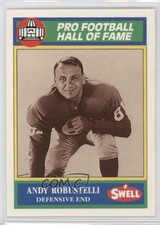 1990 Swell Pro Football Hall of Fame Andy Robustelli #43 HOF 0f8