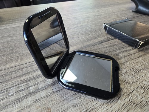 New Old Stock AVON Elegant Touches Purse Double Mirror Compact 1982 - Afbeelding 4 van 5