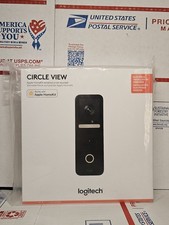 NEW Logitech Circle View Wired Smart Doorbell 961000484 Apple HomeKit SEALED