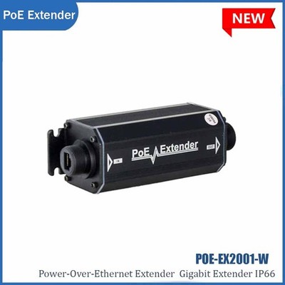 Gigabit PoE Extender Outdoor IP66 Waterproof 10/100/1000Mbps 1CH PoE Industrial