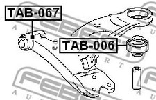 FEBEST TOYOTA HECKARM BUCHSE FRONT ARM - TAB-006