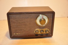 Victrola Willow VRS-2800 Retro Wood Bluetooth FM/AM Radio Rotary Dial