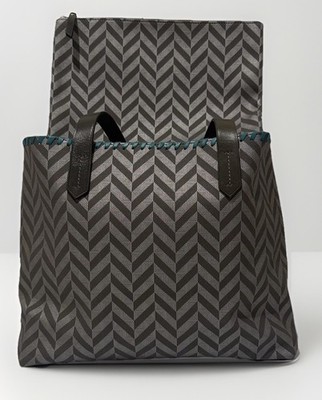 Misela Chevron Pattern Leather Shoulder Bag and Wristlet Set for Women Multi