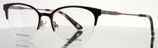 LIZ CLAIBORNE L658 RY8 Purple Womens Petite Semi Cat Eye Eyeglasses 51-18-135