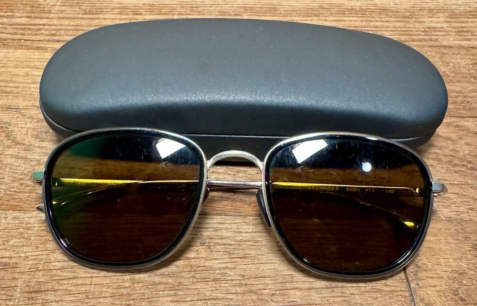 Gafas de sol usadas MASUNAGA 9002 doradas negras 11 52 22 G2U Foto 2 de 4