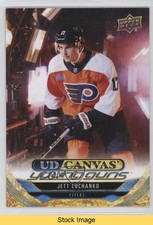 2024-25 Upper Deck Series 2 UD Canvas Young Guns Jett Luchanko #C219 READ a2i