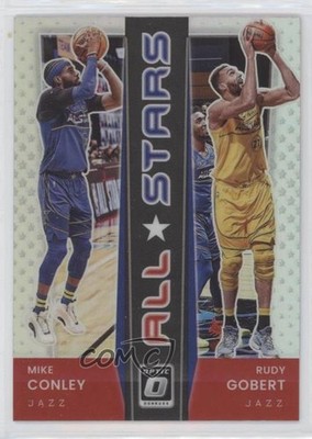 2021-22 Panini Donruss Optic All-Stars Holo Prizm Mike Conley Rudy Gobert #7 0b3