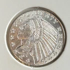 1/10th OUNCE Silver Round Golden State Mint Incuse Indian Design .999 Fine - #24
