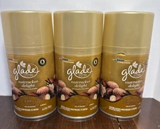 Glade Automatic Spray Refill Nutcracker Delight 6.2 Oz. Each, Lot of 3, New