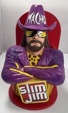 Randy Macho Man Collectible Store Display Holder Limited Edition Slim Jim
