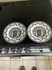 Royal Stafford Haunted House Dessert/Side Plates X2.BRAND NEW.Halloween.