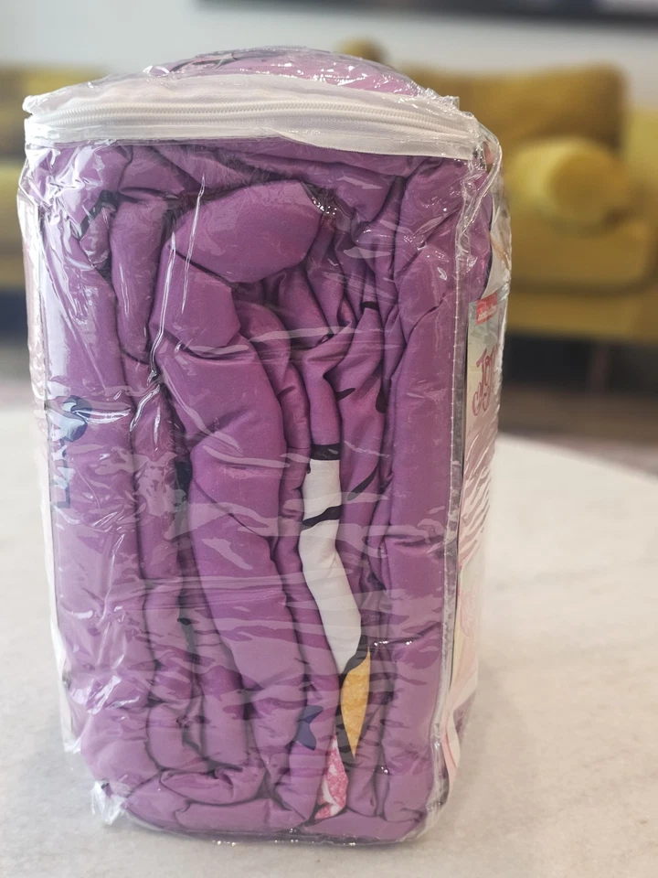 Juego de edredón y farsa reversible doble/completo Nickelodeon JoJo Siwa ropa de cama para niños Foto 4 de 4