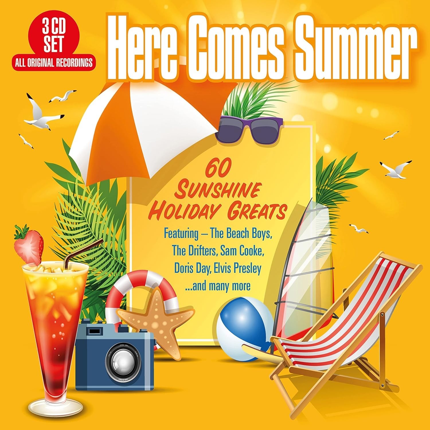 Various Artists / Here Comes Summer - 60 Sunshine Holiday Greats CD **NEW**