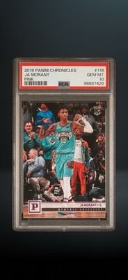 Panini 2019-20 Chronicles Ja Morant #116 Pink Rookie PSA 10 Grizzlies